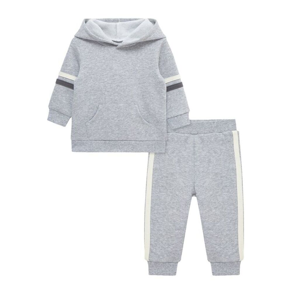 Little Me Girls  Sweatshirt Set, Grey